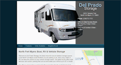 Desktop Screenshot of delpradostorage.com